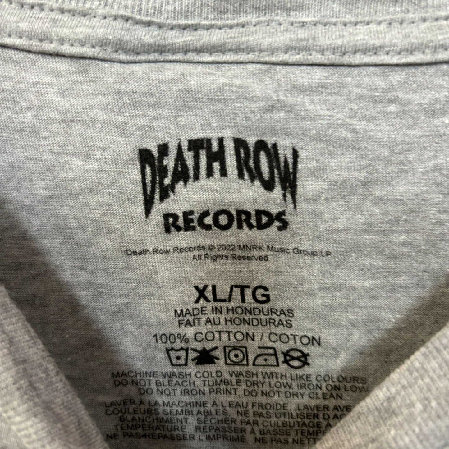 Death Row Records 213 LBC Skyline Low Rider Hip Hop Tee XL