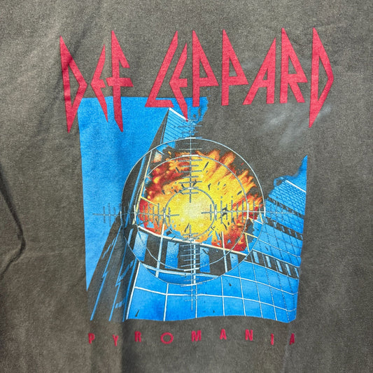 Def Leppard Pyromania Album Cover Art Metal Band Tee S/M