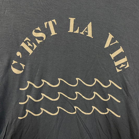 Junk Food Clothing C'est La Vie Vintage Tissue Women's Tee XS