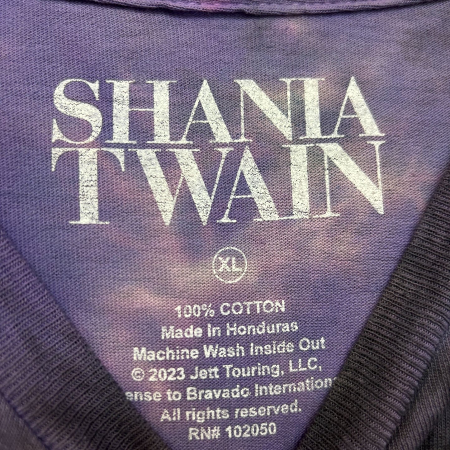Shania Twain 2023 Queen of Me World Tour Country Tie Dye XL