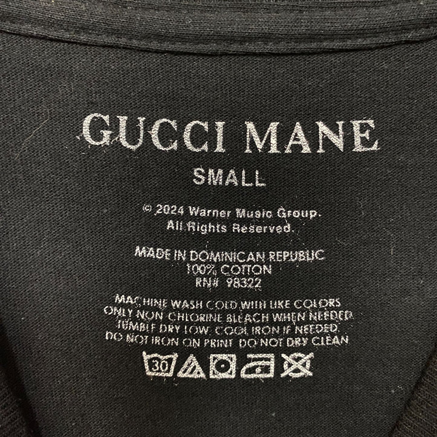 Gucci Mane Hip-Hop Fire Poster T-Shirt Small