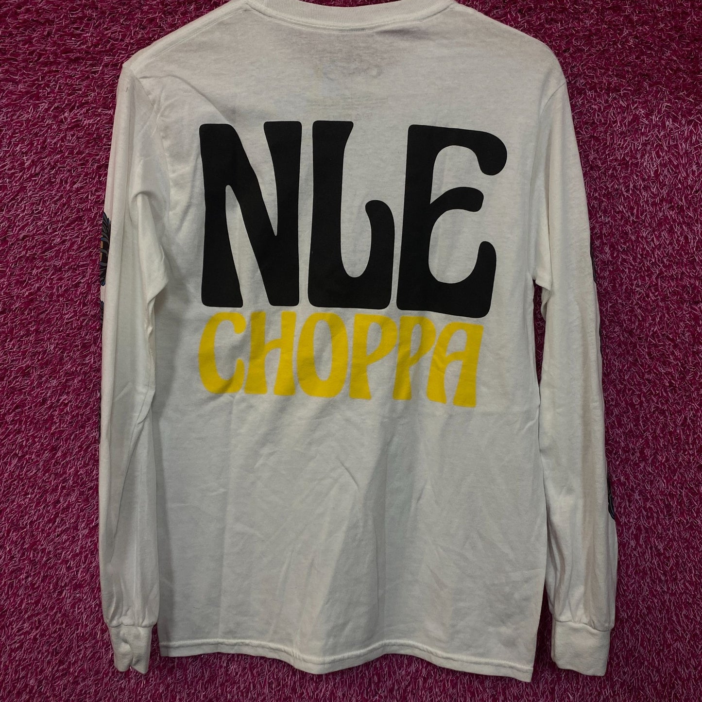 NLE Choppa Rapper Long Sleeve Tshirt size Small