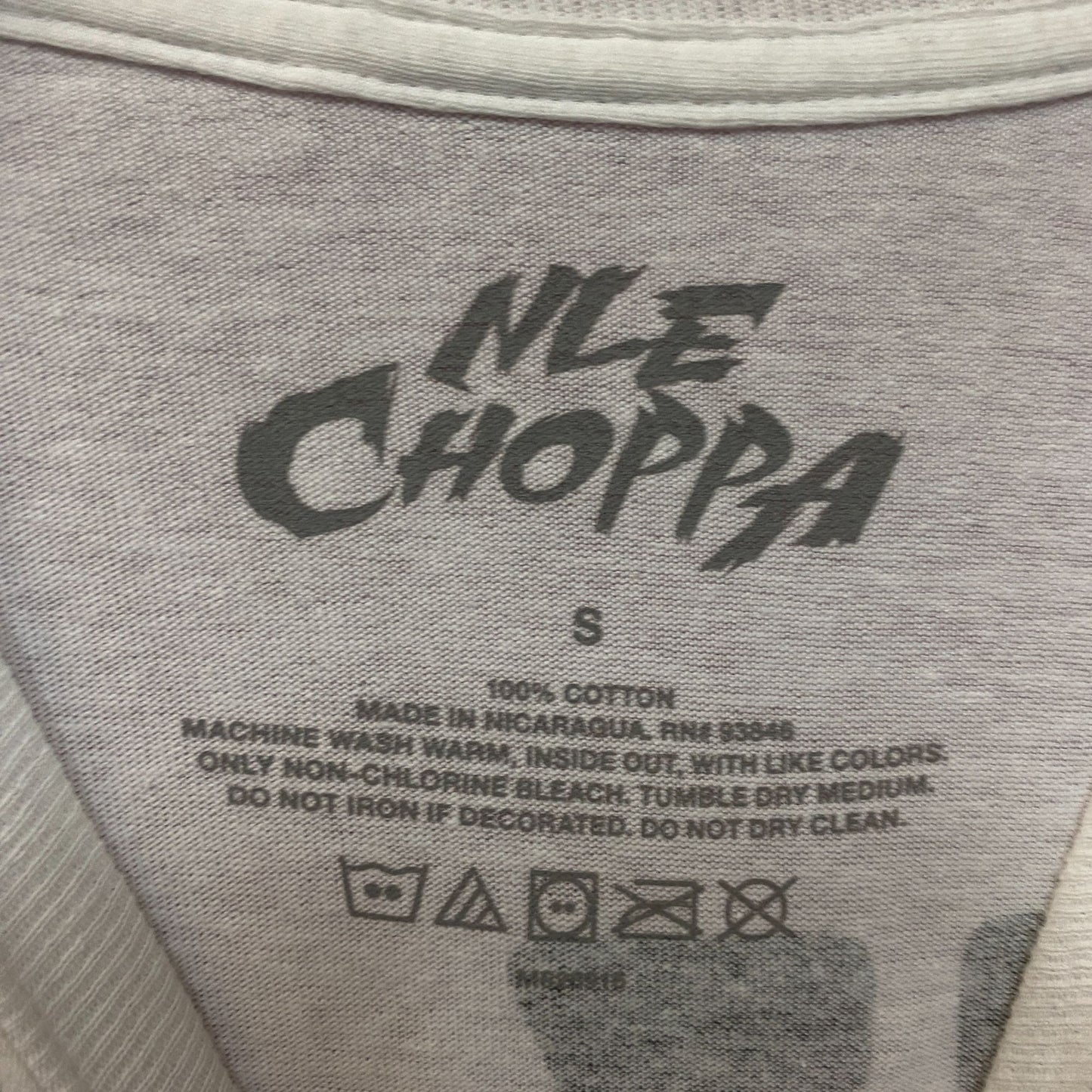 NLE Choppa Rapper Long Sleeve Tshirt size Small