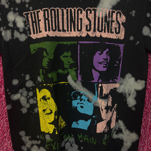 The Rolling Stones Exile on Main St Album Rock Bleach Dye M