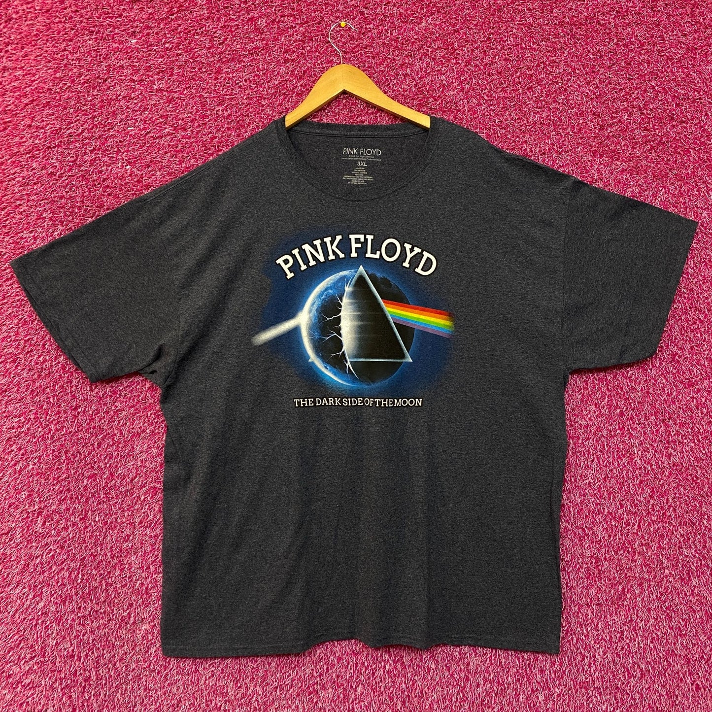 Pink Floyd the Dark Side of the Moon Psychedelic Rock Tee 3X