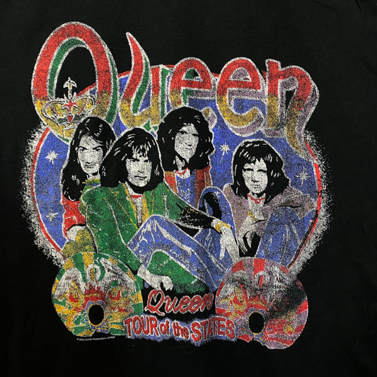 Queen Freddie Mercury 05 North American Tour Vtg Tshirt size Extra Large