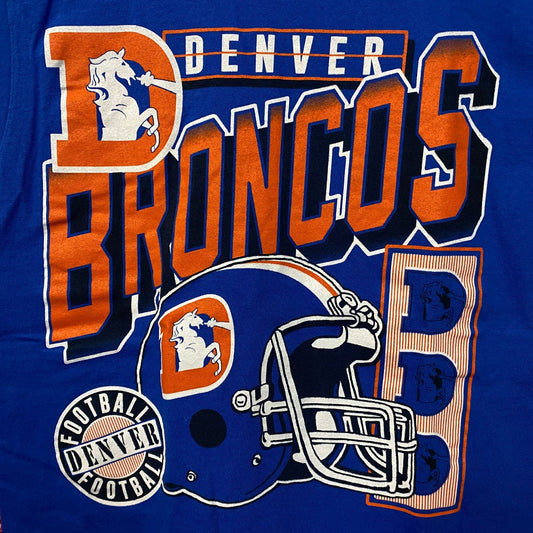 Junk Food Clothing Denver Broncos Checkdown Flea Market T-shirt XS