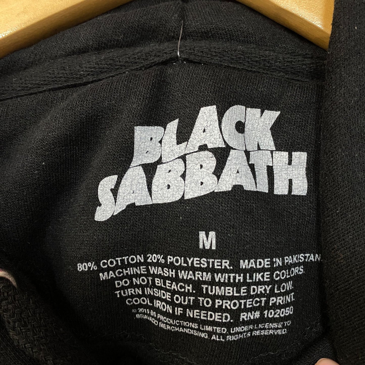 Black Sabbath Ozzy Ozbourne Heavy Metal Band Hoodie Medium