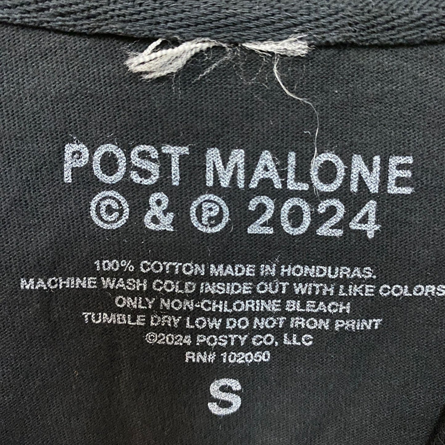 Post Malone F-Trillion Country Poster T-Shirt Small
