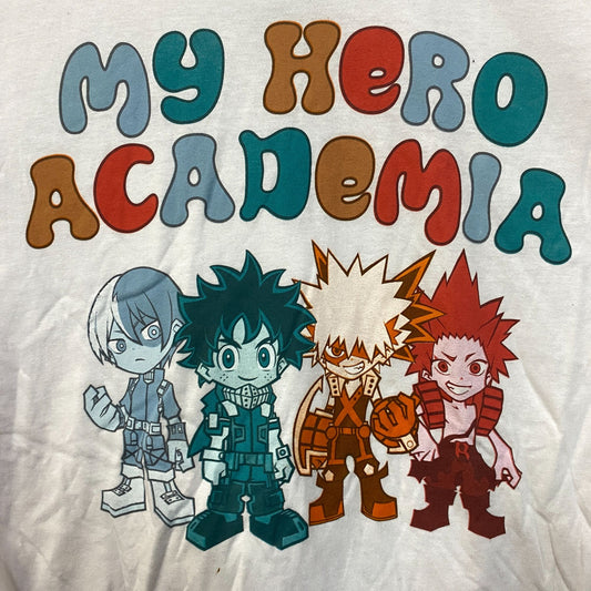 My Hero Academia/ Boku No Hero Academia Chibi Style Characters T-Shirt Small