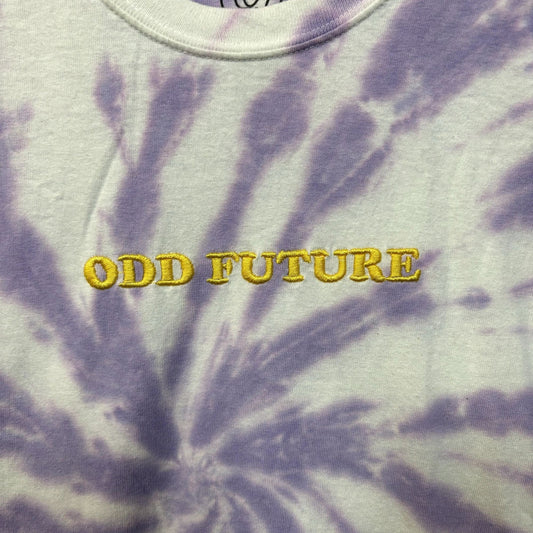 Odd Future Embroidered Spell-Out Long Sleeve Tie Dye S