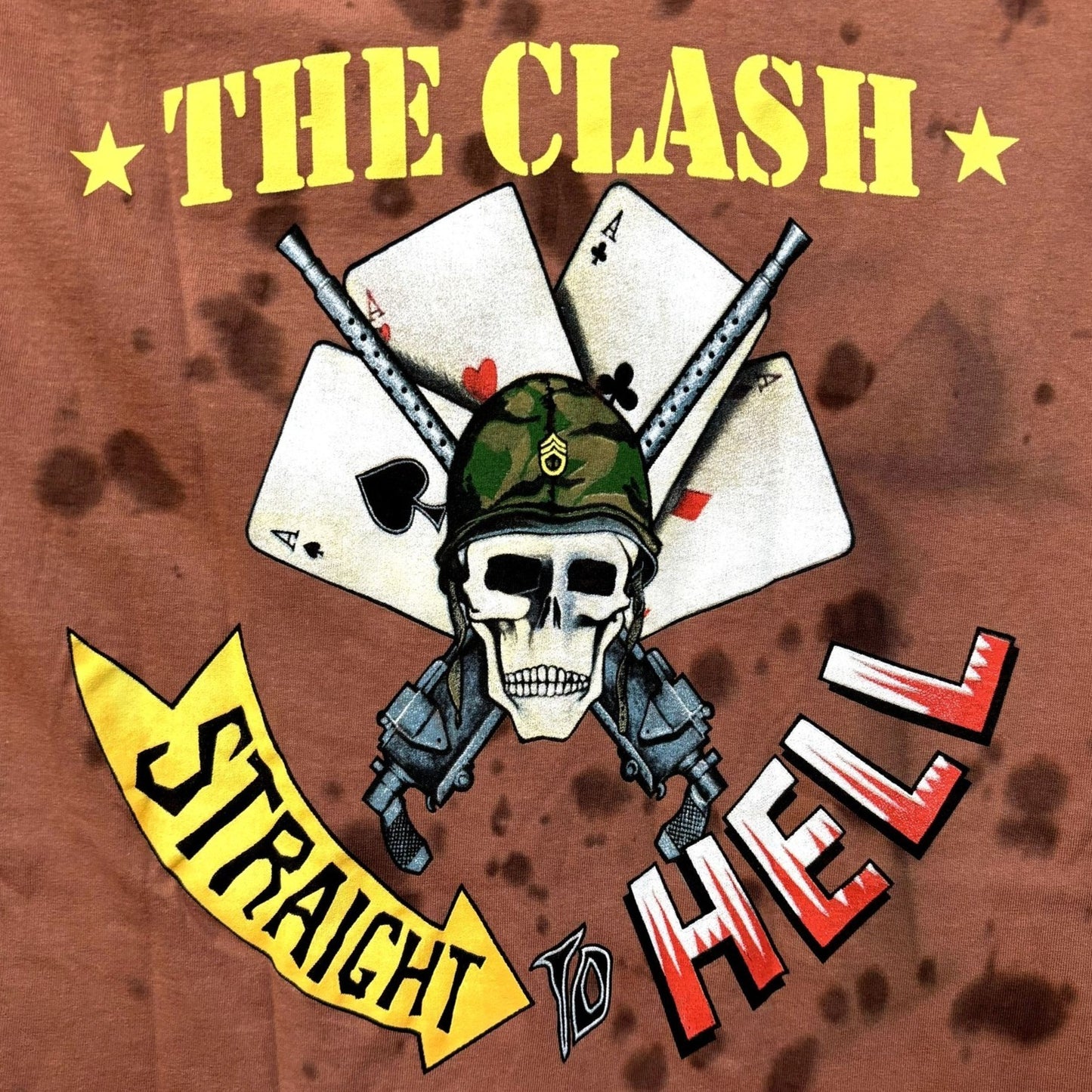 The Clash Straight to Hell Combat Rock Punk Rock Tie Dye S