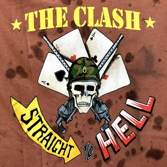 The Clash Straight to Hell Combat Rock Punk Rock Tie Dye S