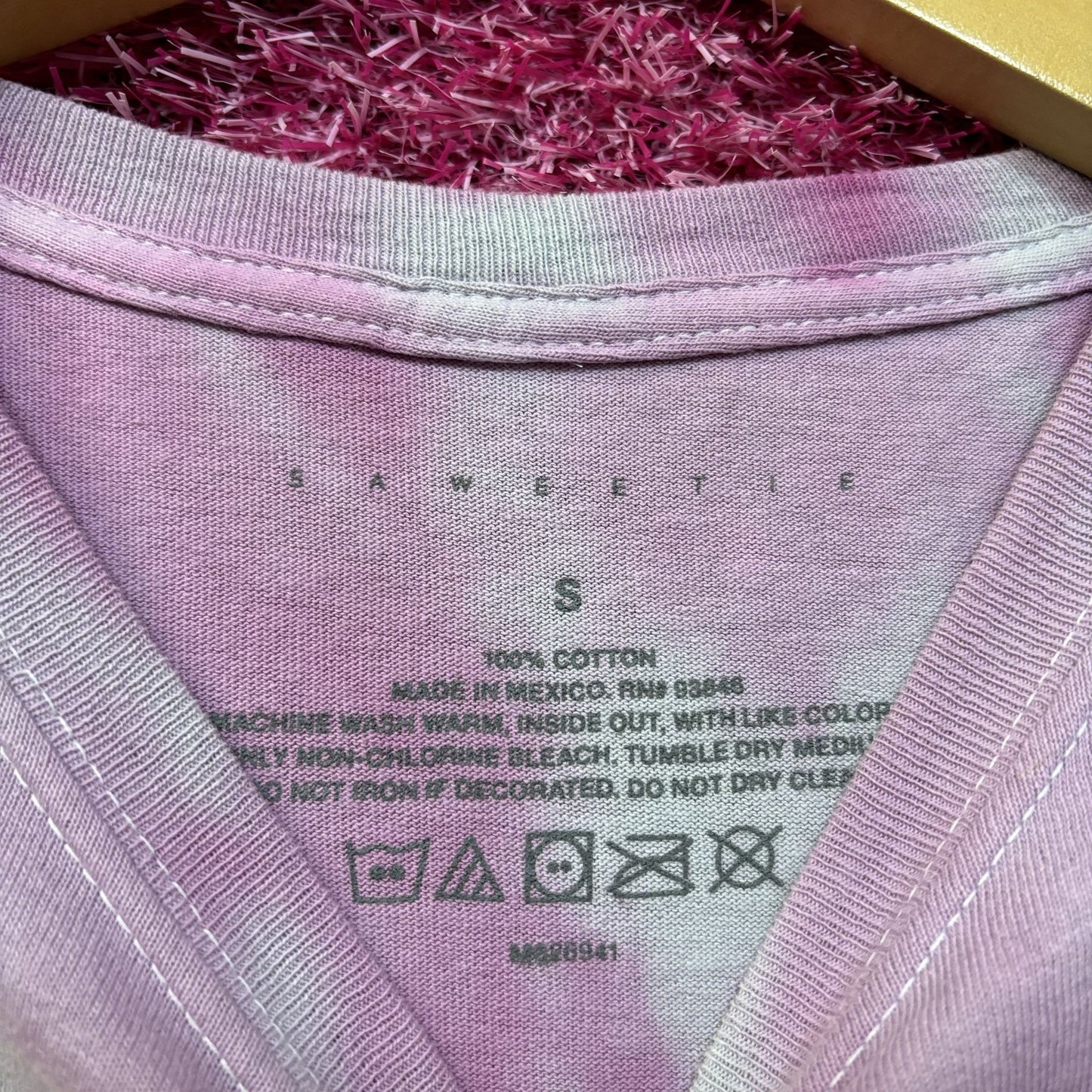 Saweetie purple tie dye size small