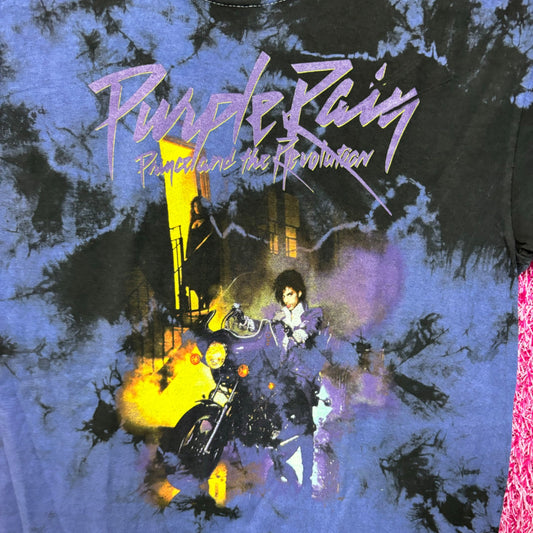 Prince and the Revolution Purple Rain Soul Rock Tie Dye S