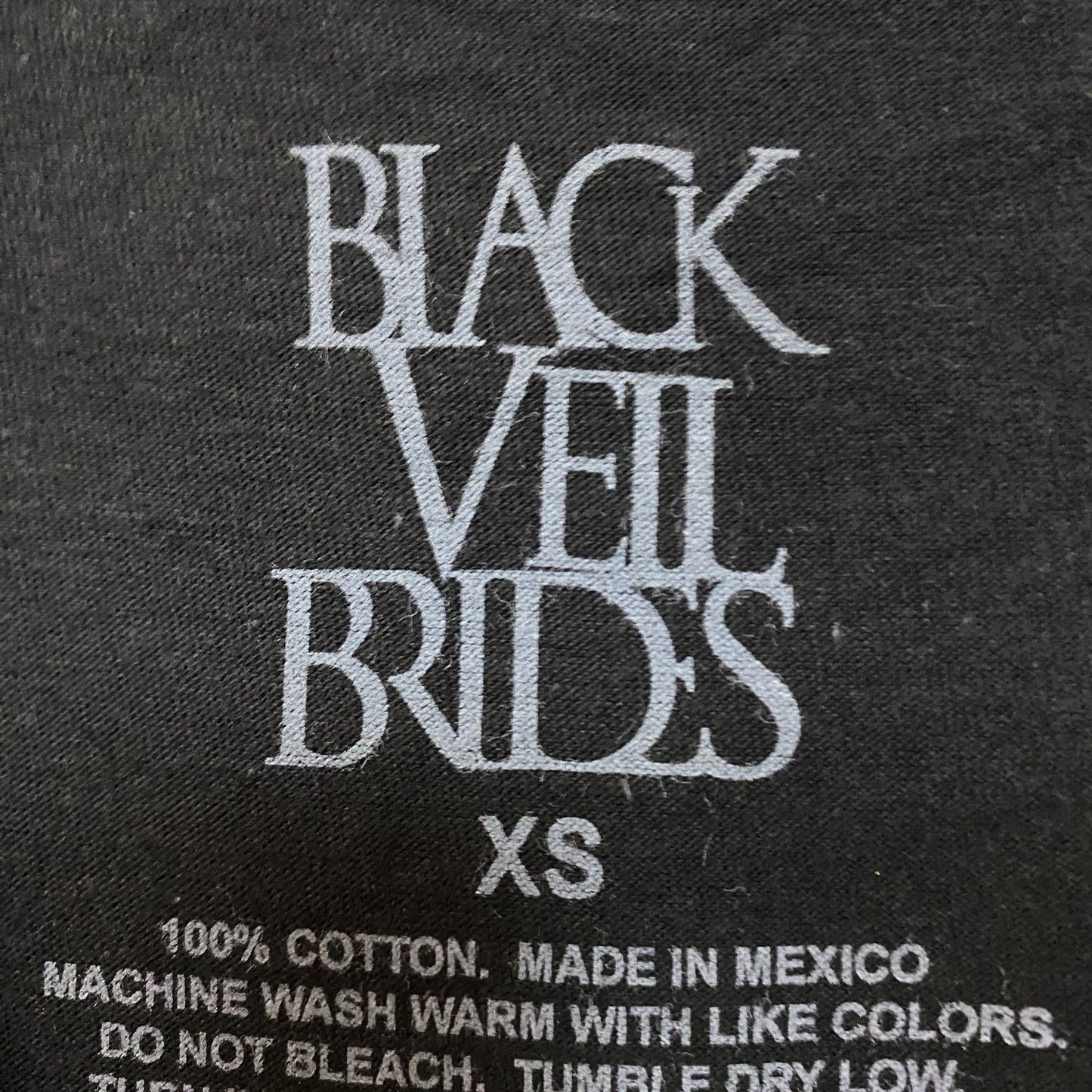 Black Veil Brides Metal Rock Tshirt Size Extra Small