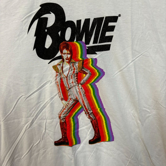 David Bowie Ziggy Stardust Rainbow Starman Rock Tee XL