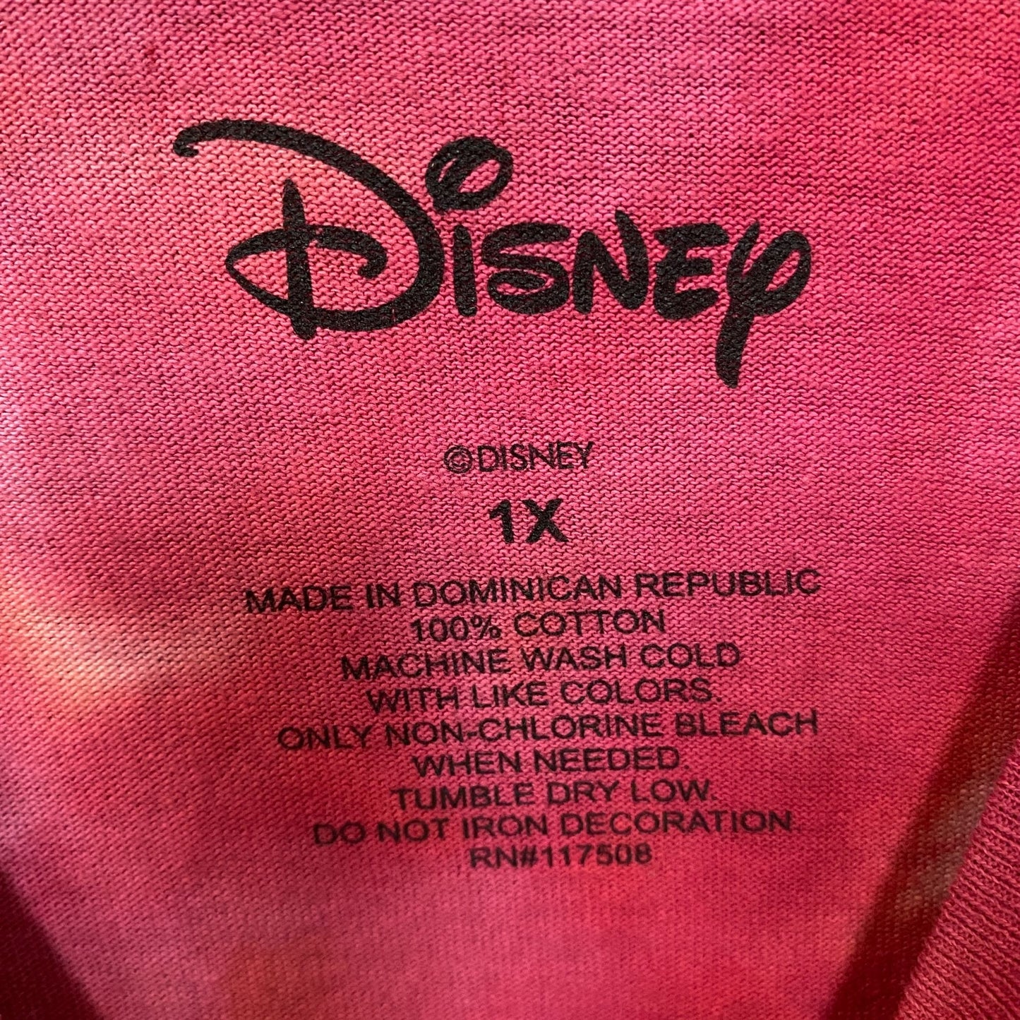 Disney Lilo & Stitch Christmas Santa Clause Stitch Tie Dye T-Shirt 1X