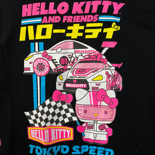 Sanrio Hello Kitty And Friends Tokyo Speed Race Kawaii T-Shirt Large