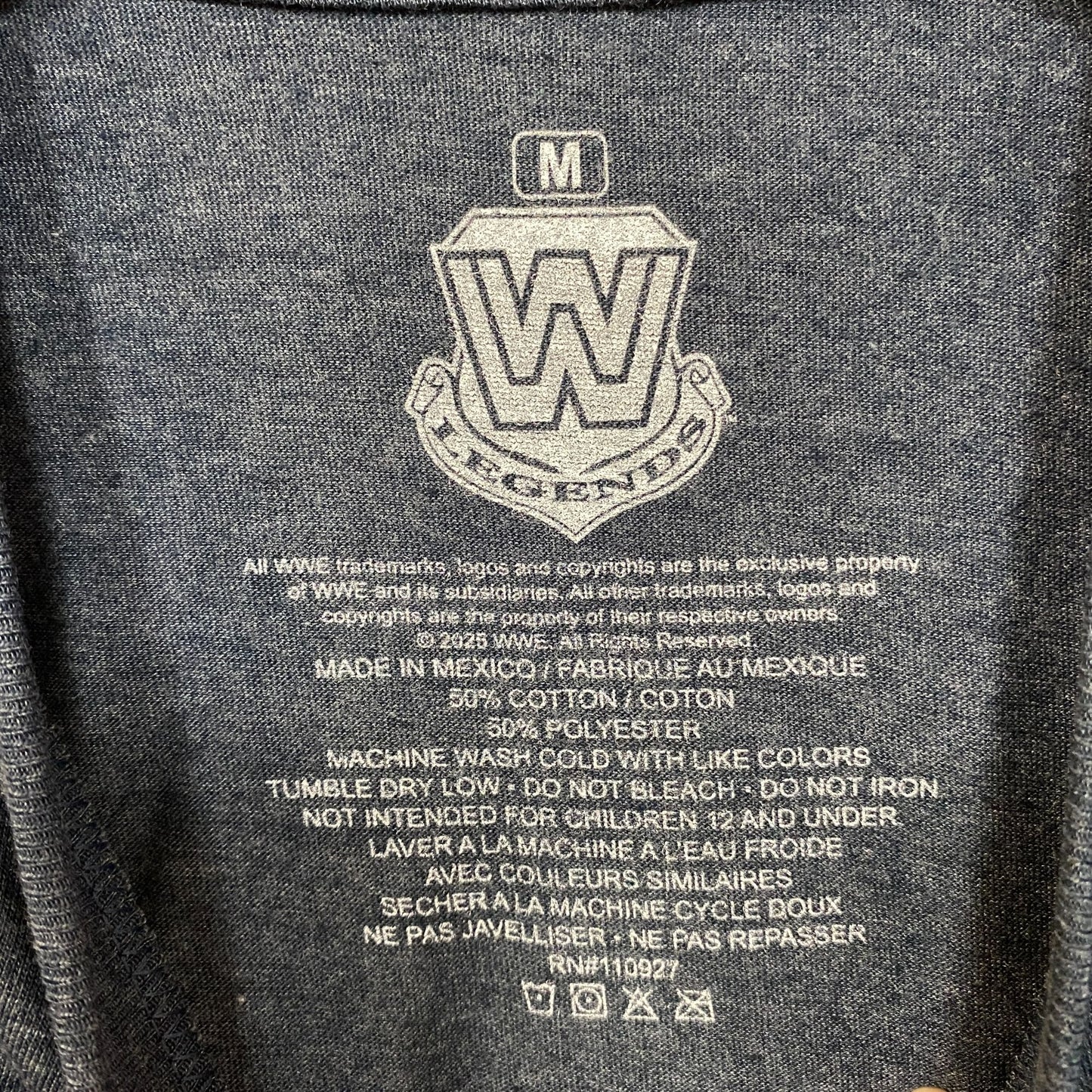 WWE Stone Cold Steve Austin Skull Graphic Design T-Shirt Medium