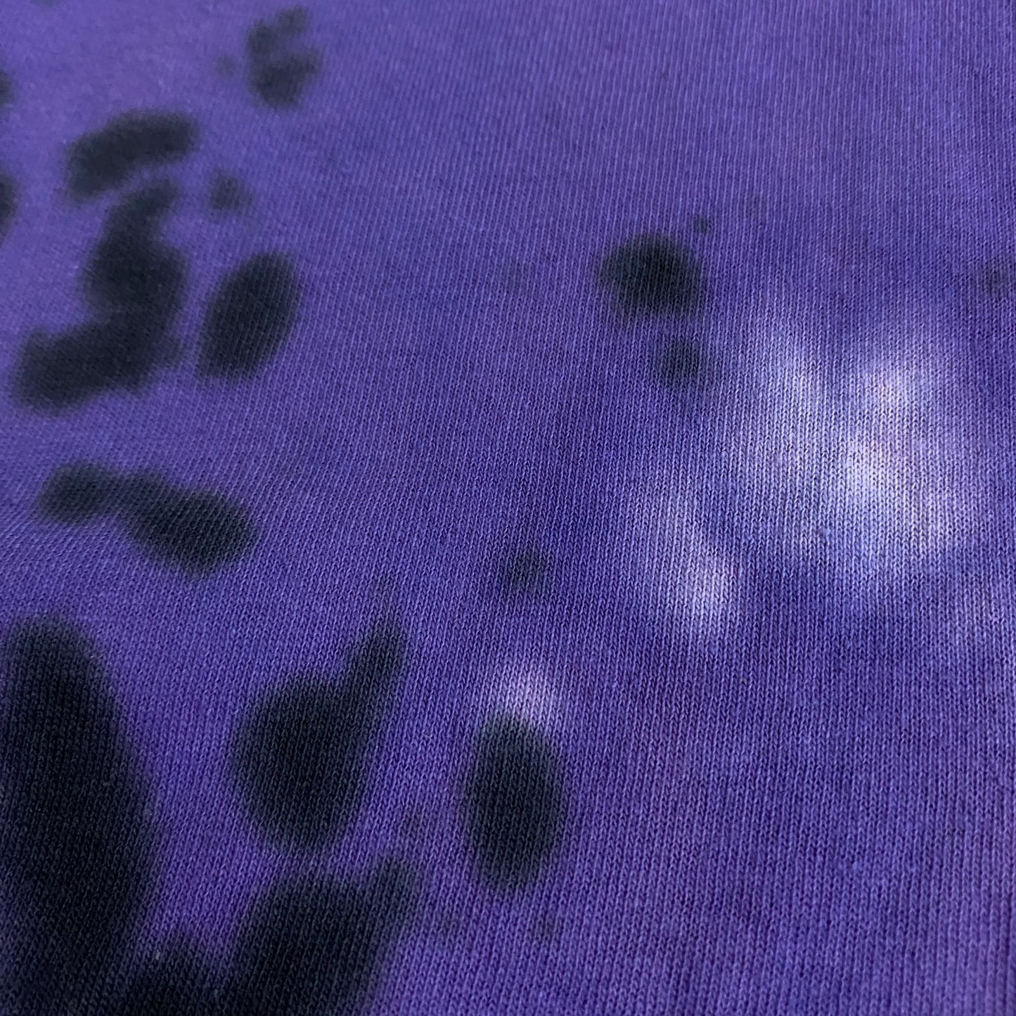 Aaliyah Tie dye RNB Purple Retro Style Tshirt size Extra Small