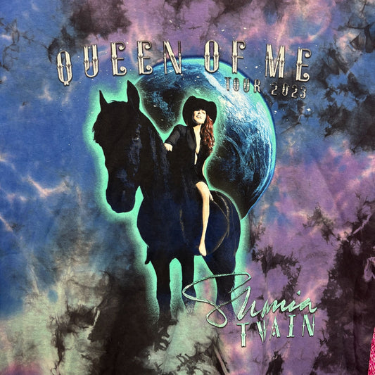 Shania Twain 2023 Queen of Me World Tour Country Tie Dye XL