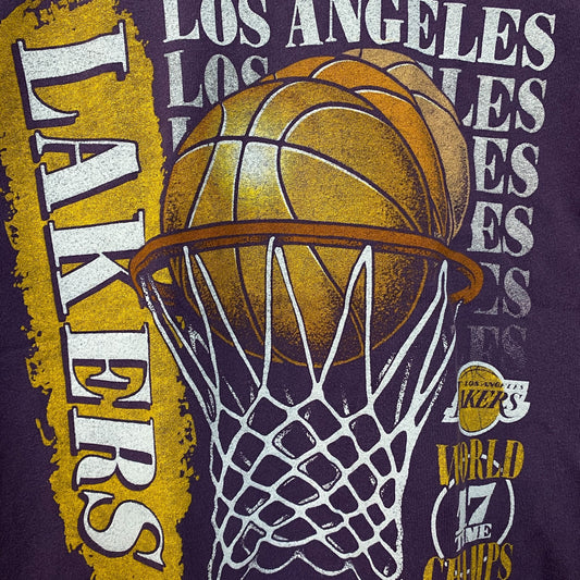 Junk Food Los Angeles Lakers Champs Vintage Style Women's T-Shirt XS