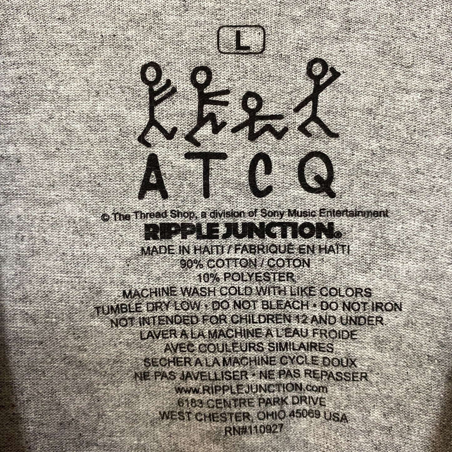 A Tribe Called Quest Beats, Rhymes, & Life Album T-Shirt Large