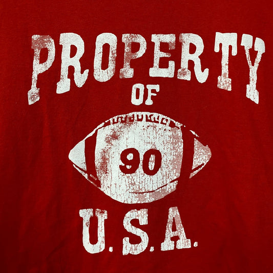 Junk Food "Property of USA" Graphic T-Shirt Large