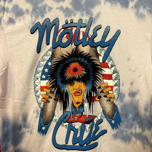 Motley Crue Girls Girls Girls Animated Heavy Metal Tie Dye L