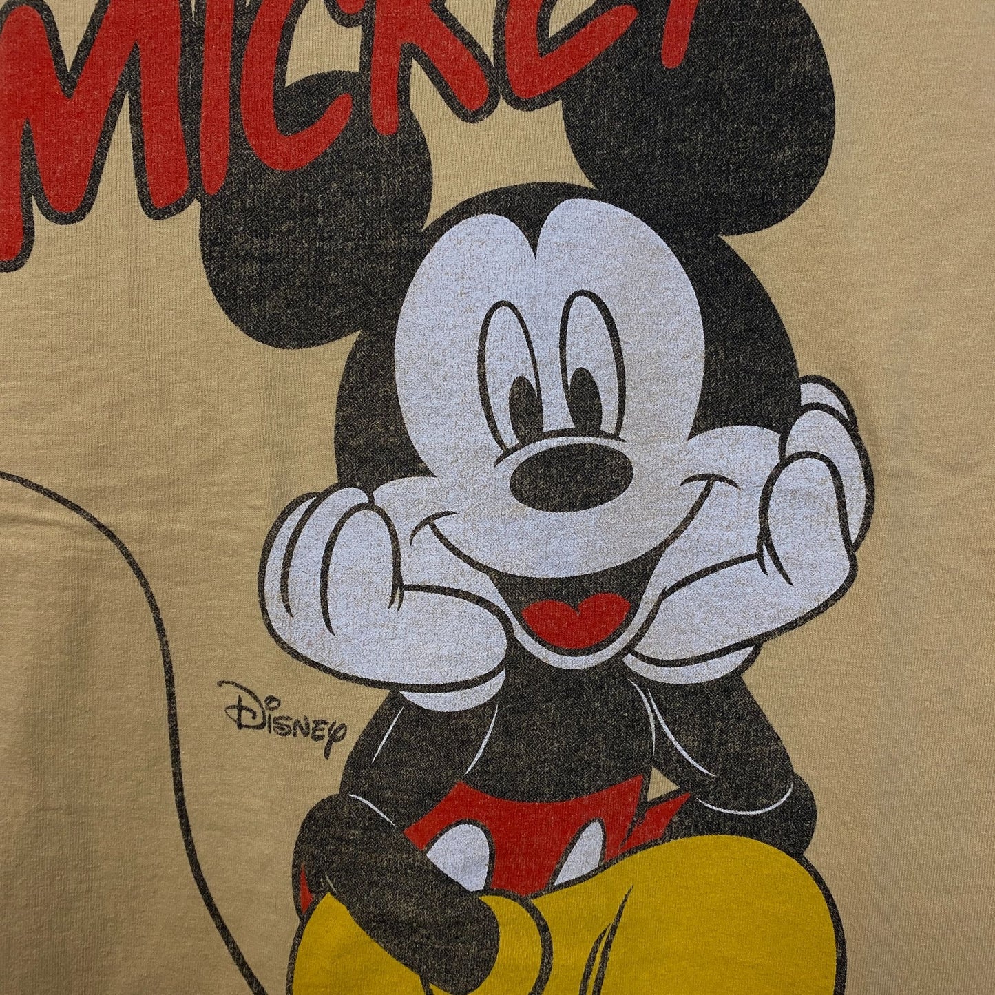 Disney Mickey Mouse Sitting Graphic T-Shirt XS