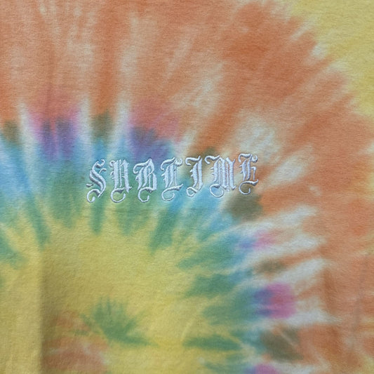 Sublime Embroidered Old English Spellout Rock Band Tie Dye M