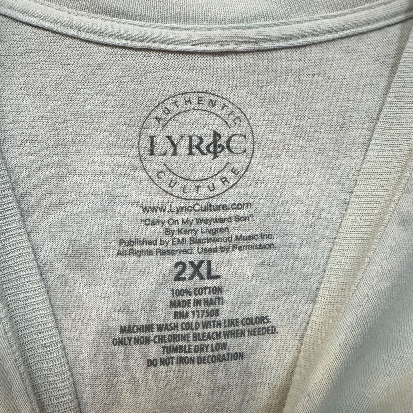 Kansas Carry On My Wayword Son Lyrircs Tie Dye Tshirt 2xl