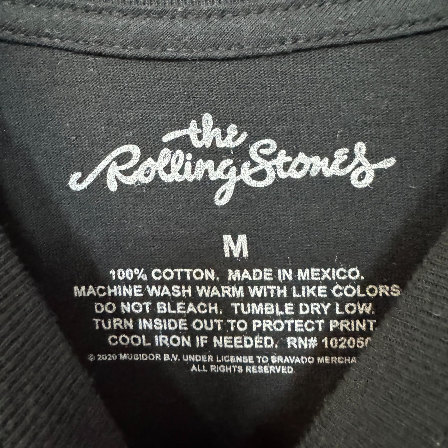 The Rolling Stones Warhol Style Pop Art Hot Lips Rock Tee M