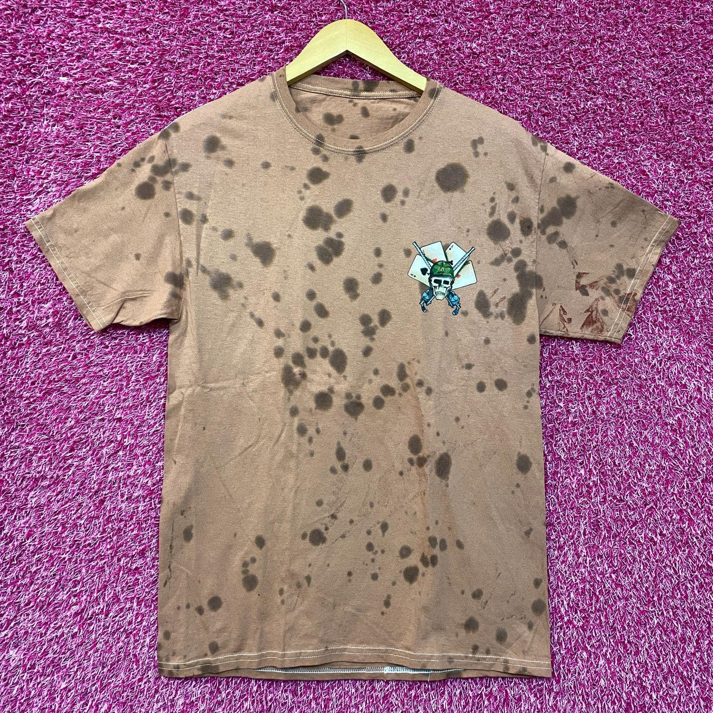 The Clash Straight To Hell Splater dye tshirt size Small