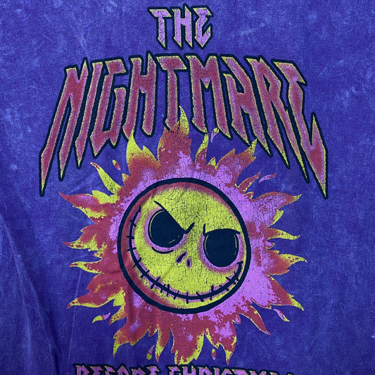 The Nightmare Before Christmas Jack Skellington Sun T-Shirt Medium