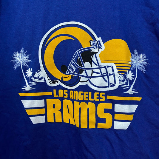 Los Angeles Rams NFL Helmet Beach Tailgate Long Sleeve L