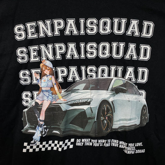 Senpai Squad "Racer Girl" Graphic T-shirt Large