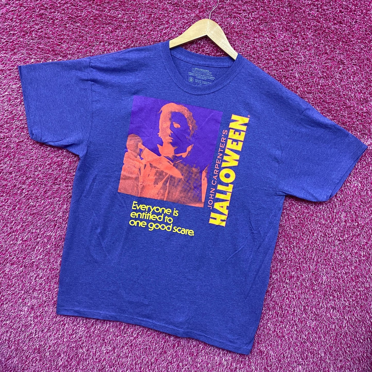 John Carpenters Halloween Michael Myers Horror Movie Tee L
