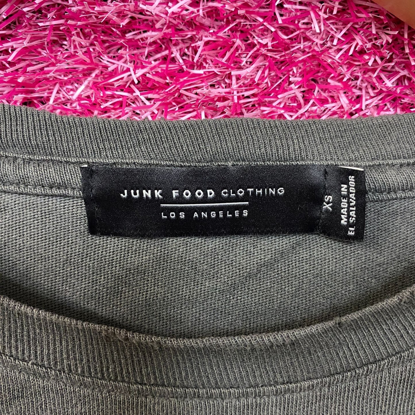 Junk Food Clothing Grateful Dead Dancing Bear & Skull Crop Top Extra Small