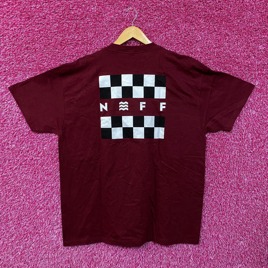 Neff Street Wear Burgundy Tshirt size Extra Large
