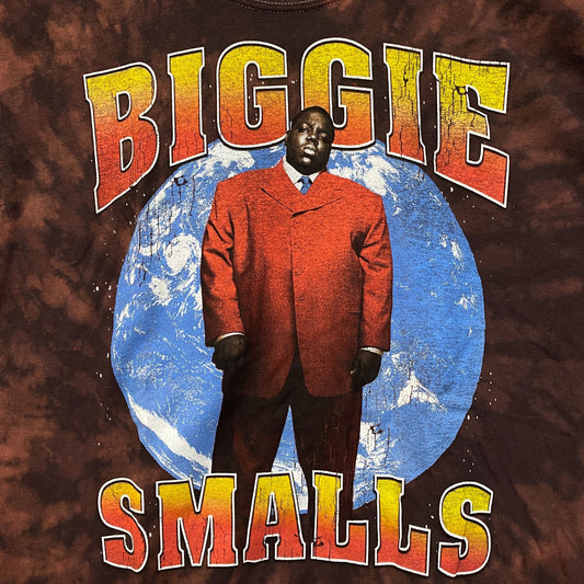 Biggie Smalls World The King of New York Rap Tie Dye XL
