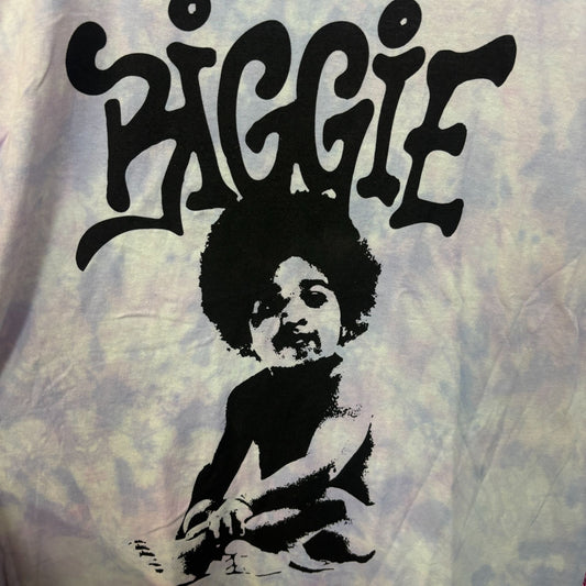 Notorious B.I.G Ready To Die Album Cover tiedye rap tee size large