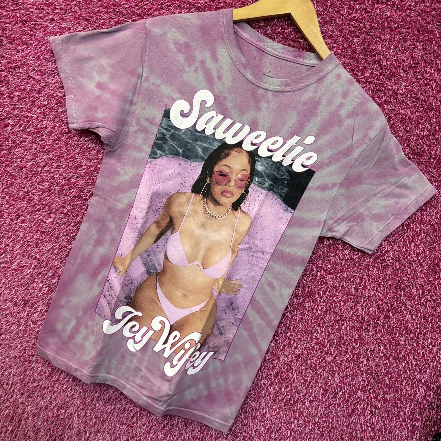 Saweetie purple tie dye size small