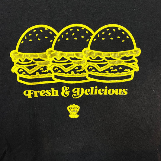 Nickelodeon SpongeBob SquarePants Krusty Crab Fresh & Delicious T-Shirt Small