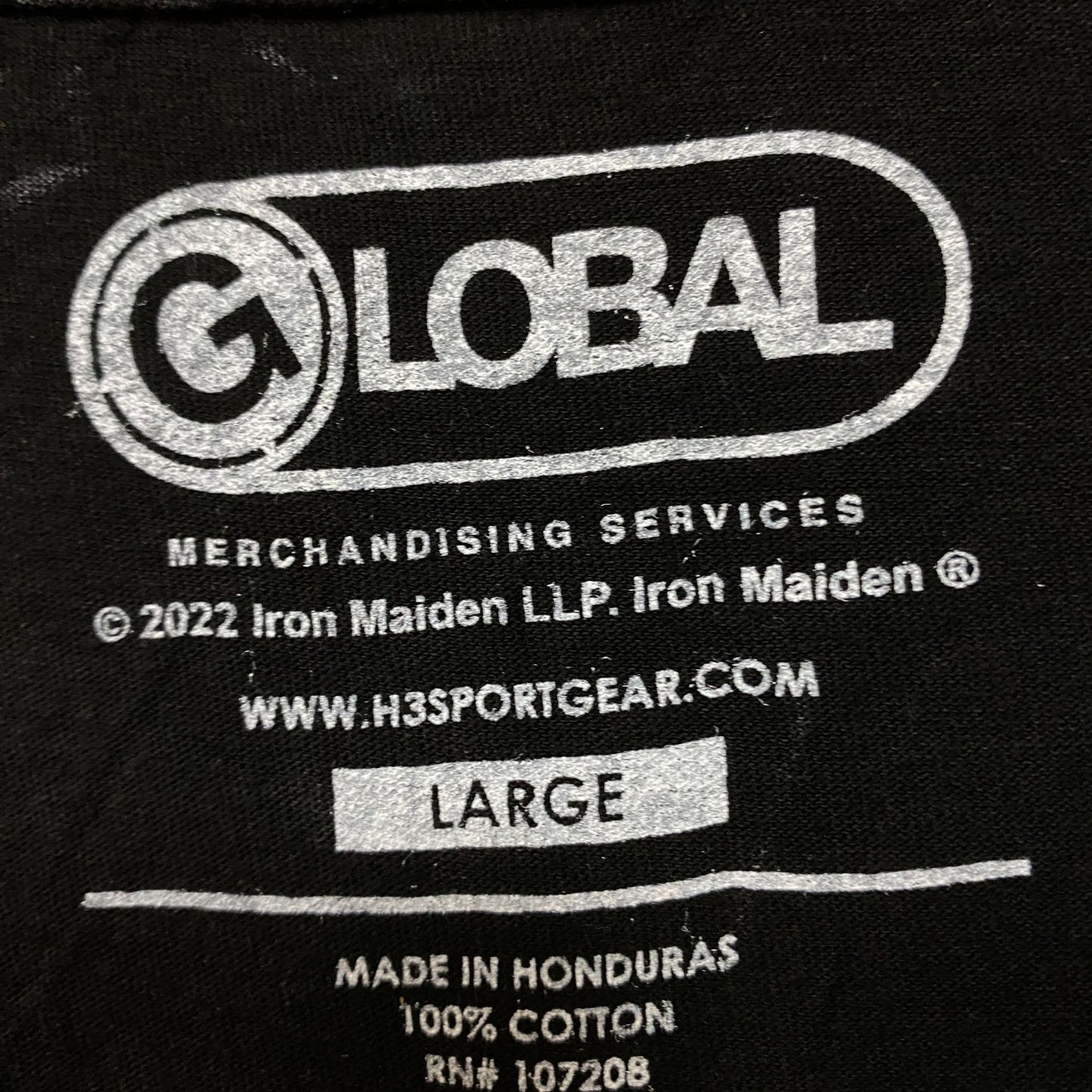 Iron Maiden Can I Play With Madness Mineral wash rock Tshirt size large