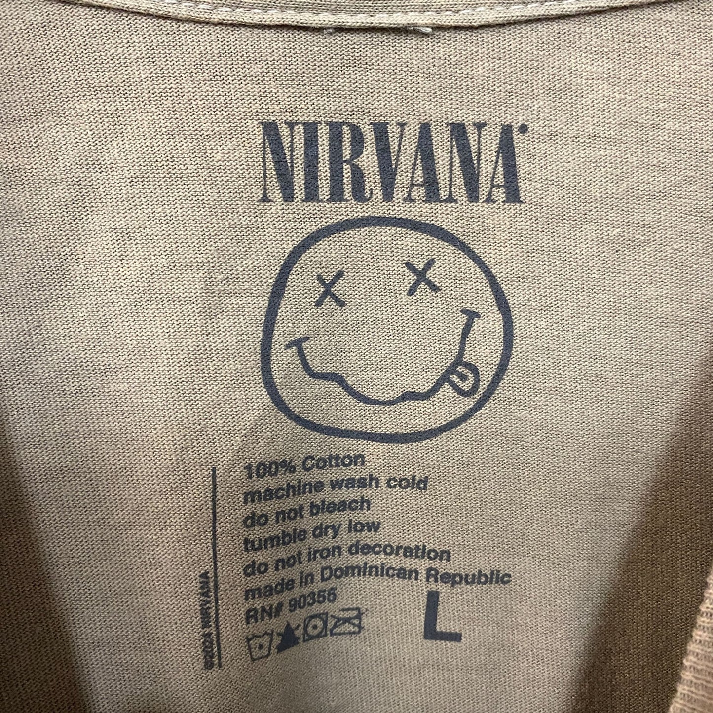Nirvana In Utero Album Cover Pop Art Angel Grunge Band Tee Large