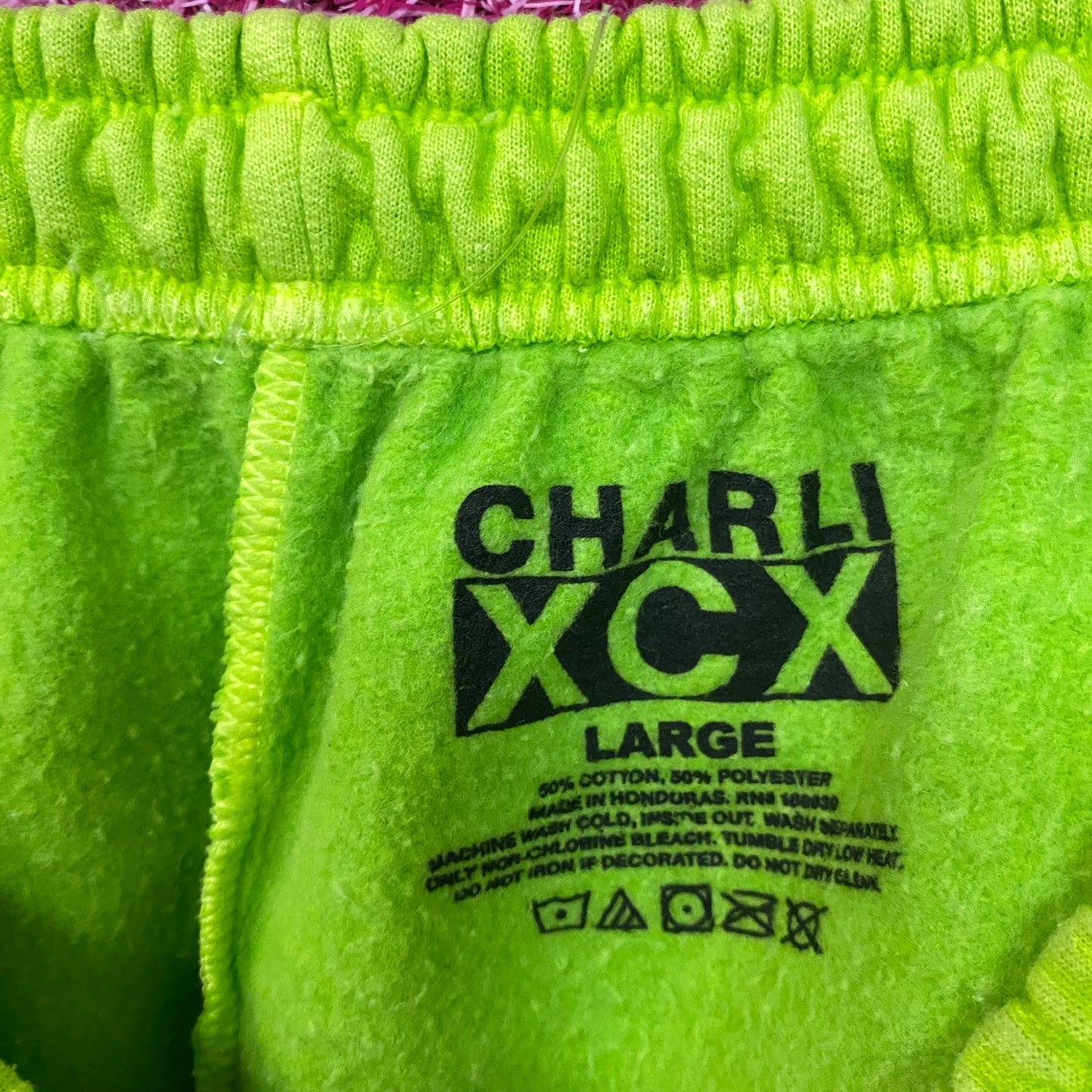 Charli XCX Brat Album Sweatpants size Large