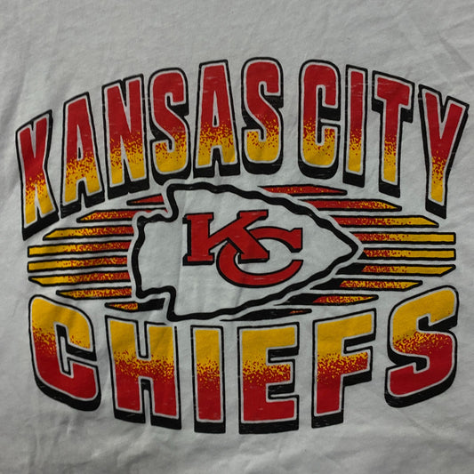 Junk Food NFL Kansas City Chiefs Sleeveless Cropped T-Shirt Medium