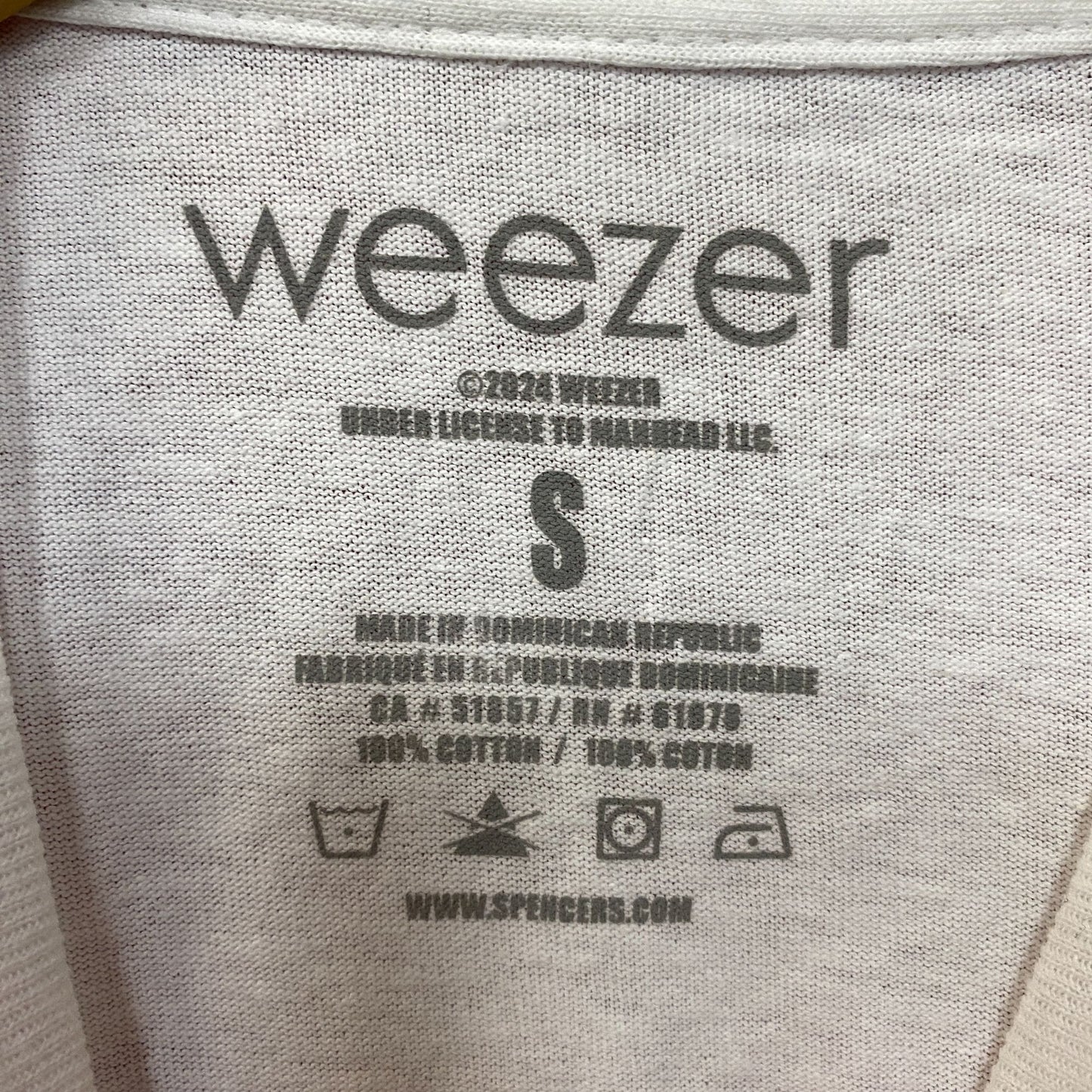 Weezer Hold This Thread Rock Band T-Shirt Small